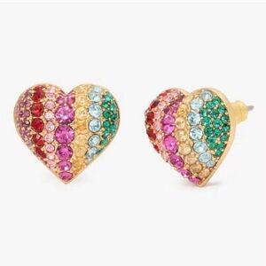 ✨️🌈 NWT Kate Spade On The Dot Rainbow Pride Collection Stud Earrings ✨️🌈